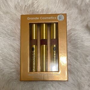 Grande Cosmetics Lip Plumper Set - Gold, Red, Brown